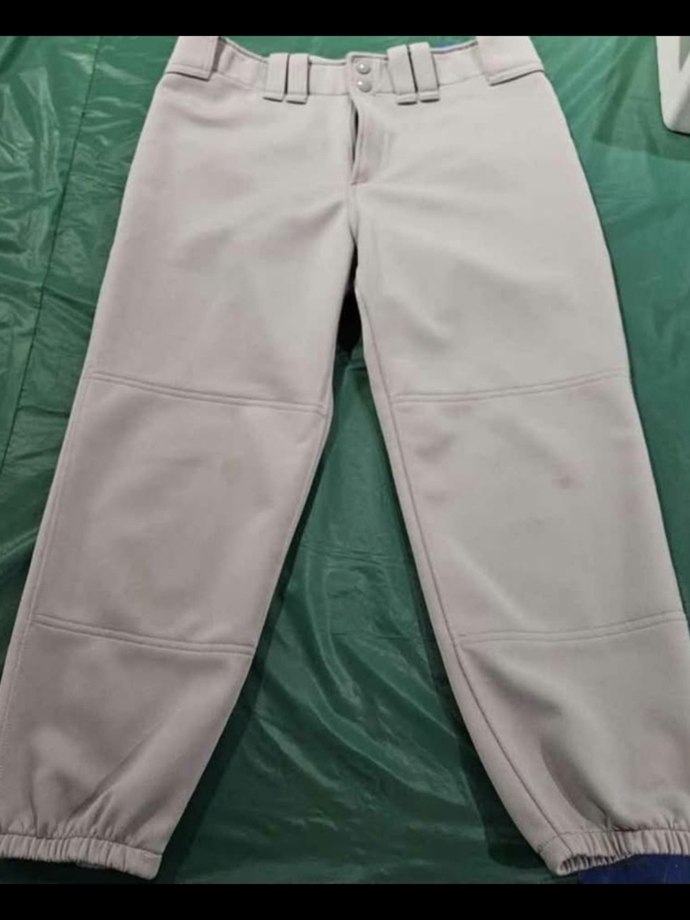 Women's Medium Mizuno Light Gray Softball Baseball Pants